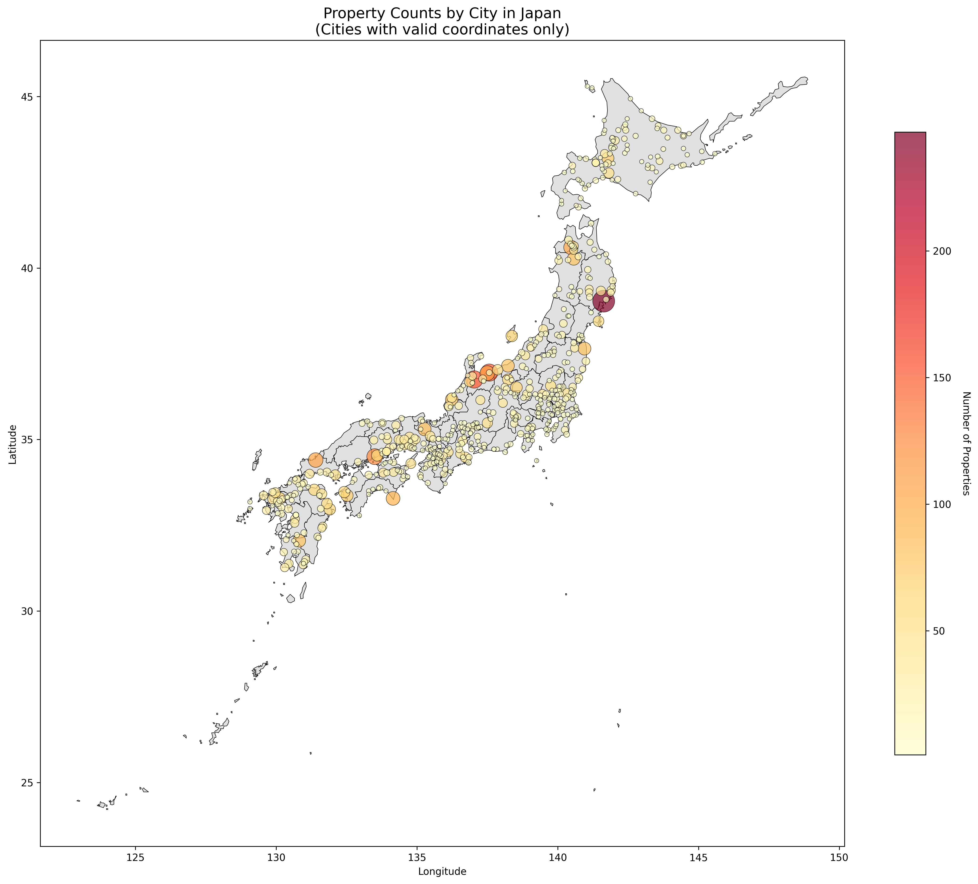 City Property Distribution Map
